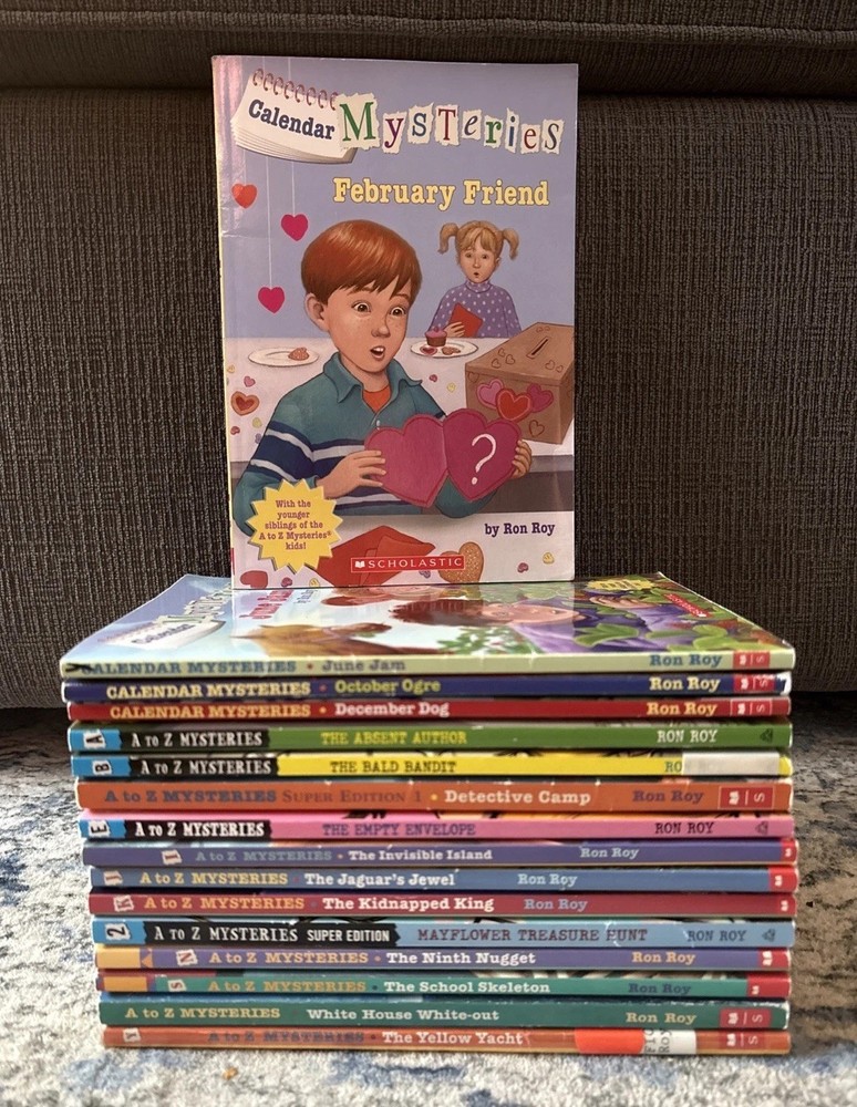 Ron Roy A to Z & Calendar Mysteries Series Chapter Books Lot of 16