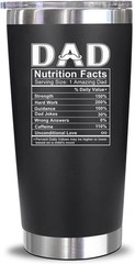 Funny and Functional 20 Oz Stainless Steel Tumbler – Gifts for Dad from Kids