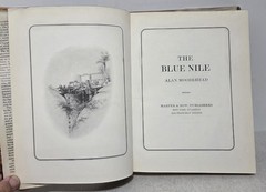 The White Blue Nile Alan Moorehead Hardcover Book Lot Of 2 Illus. 1972 Africa
