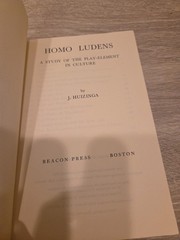 Homo Ludens by Johan Huizinga Beacon Press paperback