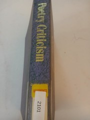 Poetry Criticism Volume 6 Drew Kalasky 1993 Reference Literature Gale