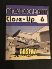 Rare 1976, Monogram Close-Up 6, Gustav Messerschmitt 109G Part 1, Mint