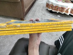 Lot NATIONAL GEOGRAPHIC 1965 / 1977 / 2000 / 2006 plus 3 maps