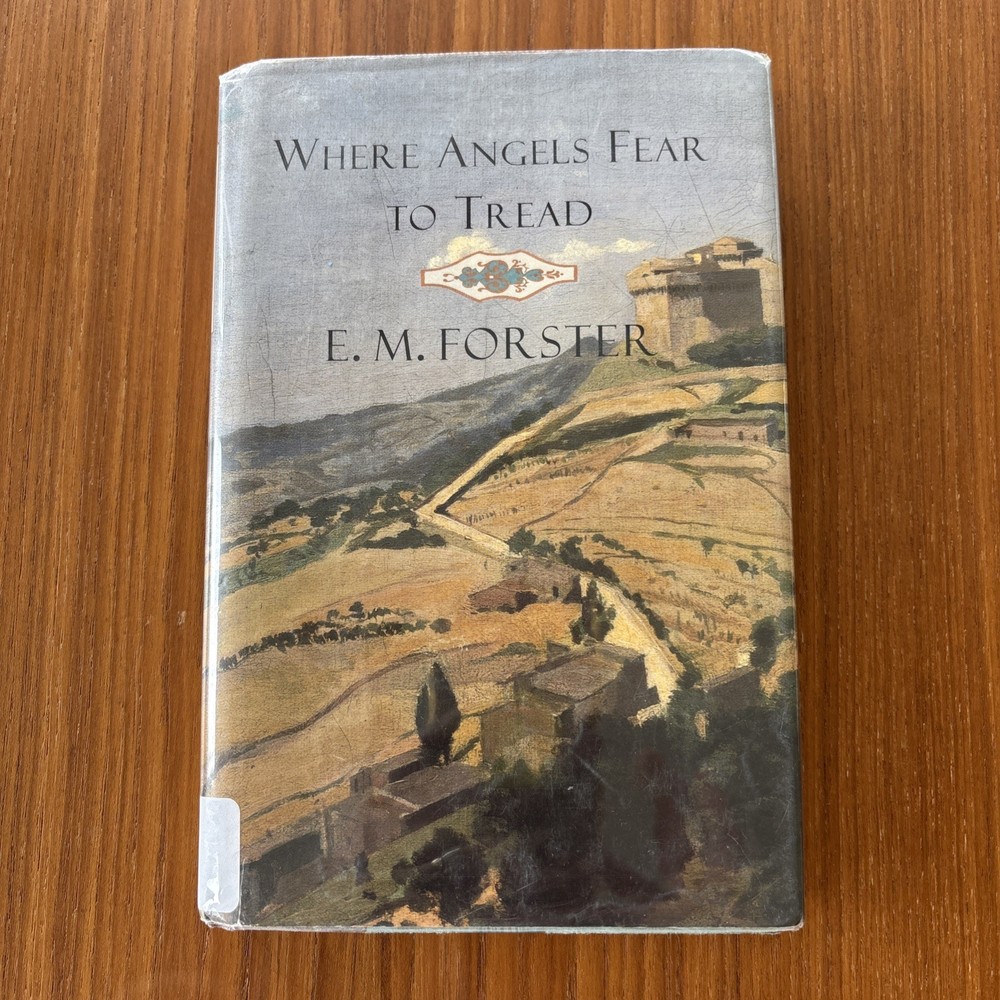 Where Angels Fear To Tread E.M. Forster Hardcover Novel BOTM Vintage BOMC 1995