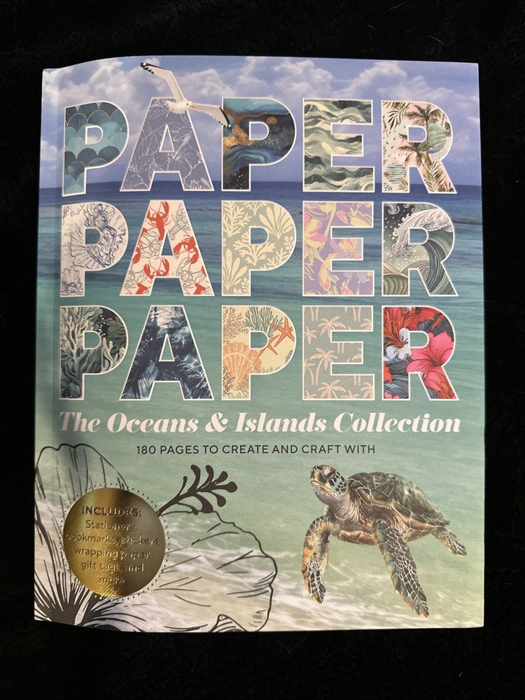 PAPER PAPER PAPER The Oceans Islands COLLECTION BOOK 180 Pages Create Craft 2025