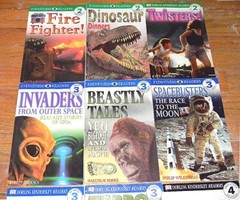 LOT of 9 DK Children Reader Books LEVEL 2 – 4 DINOS Twisters Space Nonfiction