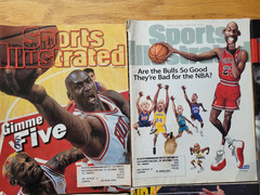 SPORTS ILLUSTRATED MICHAEL JORDAN LOT CHICAGO BULLS COLLECTION 12 MAGAZINES