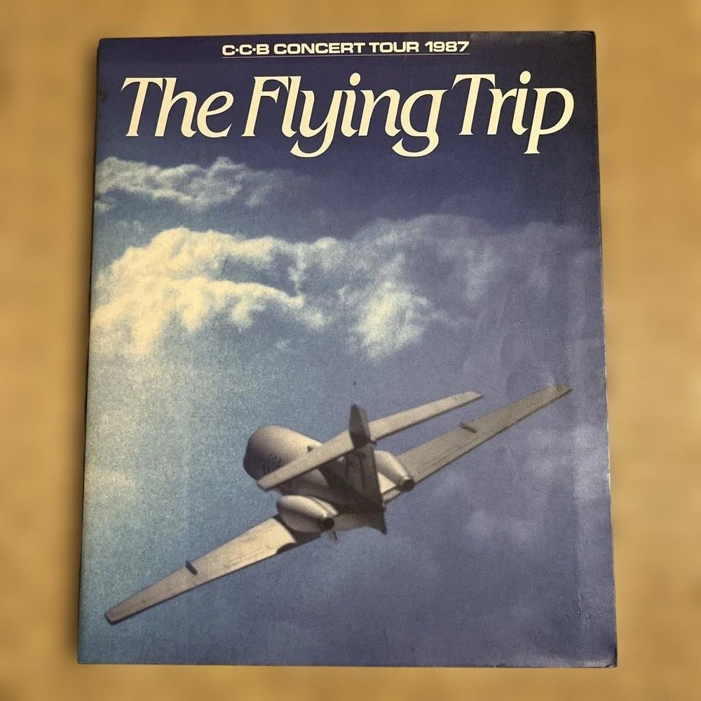 C-C-B 1987 Concert Tour Pamphlet The Flying Trip Blue, Photos, East Yomiuriland