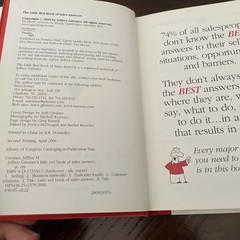 Jeffrey Gitomer’s Little Red Books of Selling & Of Sales Answers Lot Of 2 VG