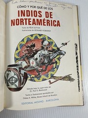 Indios de Norteamerica Vintage Book Espanol 1972 Hardcover