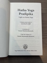 HATHA YOGA PRADIPIKA – Swami Muktibodhananda Exercise Health