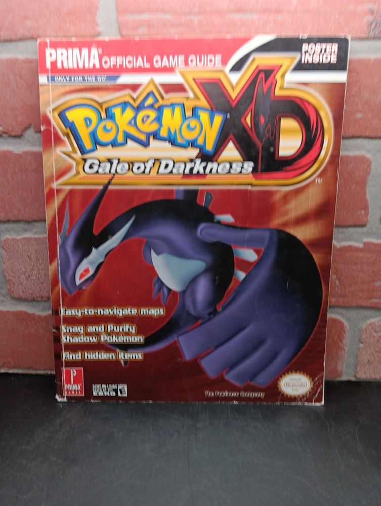 Pokemon XD Gale of Darkness Prima Official Game Guide NO POSTER GameCube