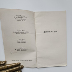 Soldiers of Christ Vintage Catholic Priesthood Saint Anthonys Guild Paterson NJ