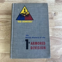 Battle History 1st Armored Division WWII George F Howe 1954 Combat Forces Press