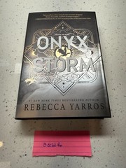 ONYX STORM Deluxe Limited EDITION BOOK HARDCOVER ‼️SPRAYED EDGES ‼️ Ships Quick