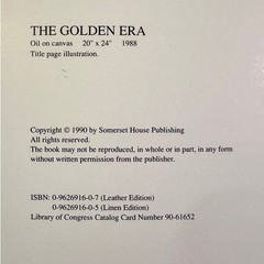 The Golden Era A Celebration of Light by G. Harvey 1990 – Signed