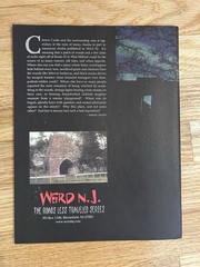 Weird New Jersey Magazine – Tales From Clinton Road, First Print Limited to 3000