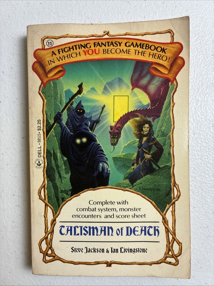Fighting Fantasy #11: Talisman of Death Ian Livingstone Steve Jackson Gamebook