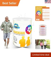 GlucoCare Low Sugar Nutrition Powder – 30 oz, High Protein & Fiber, For Adults