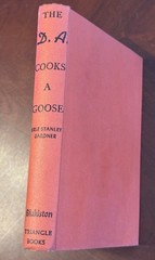 vtg 1940s lot 5 Earle S. Gardner D.A. COOKS A GOOSE detective PERRY MASON books