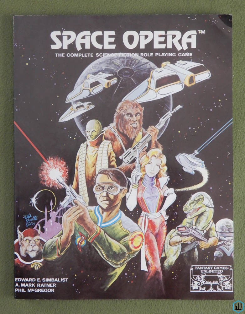 SPACE OPERA Role Playing Game RPG (Paperback) FGU Fantasy Games Unlimited 7101