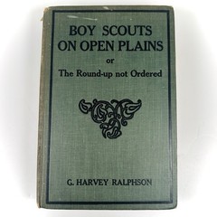 Boy Scouts On Open Plains The Round-up Not Ordered Book G. Harvey Ralphson 1914