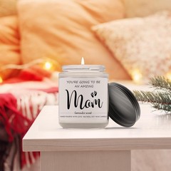 7oz Lavender Soy Wax Candle – Ideal Gift for First-Time Moms and Baby Showers