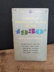 Famous American Plays of The 30’s by Harold Clurman Laurel Drama Series Book