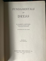 Marietta Kettunen – FUNDAMENTALS OF DRESS – 1941 McGraw-Hill Company