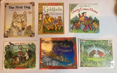 Lot JAN BRETT First Dog UMBRELLA Night Before Christmas TOWN MOUSE Lot of 13