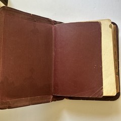 Vintage 1952 Holy Bible Red Letter The Spencer Press Great Aged Look