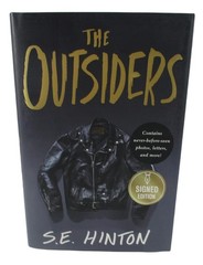 The Outsiders 50th Anniversary Edition ✎ SIGNED ✎ by S E Hinton + COA Pony Boy