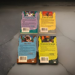 Vintage Goosebumps Book Lot O 4 R.L. Stine Scholastic Horror #33, #35, #38, #39