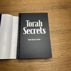 Torah Secrets By Rabbi Boruch Adler Studies In Hashkafa Machshava And Sod 2016