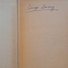 Congo Song by Stuart Cloete HC 1943 The Blakiston Co, PA 399 Pages