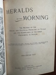 Heralds of the Morning by Asa Oscar Tait HC 1899 Pacific Press
