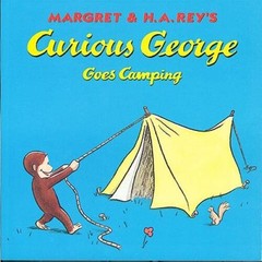 Curious George Goes Camping (Turtleback School Library Binding Edi – VERY GOOD