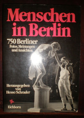 MENSCHEN IN BERLIN IN GERMAN COPYRIGHT 1987 280 PAGES LIKE NEW