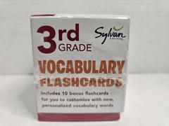 3rd Grade Vocabulary Flashcards: 240 Flashcards Sylvan Learning Cards New Sealed