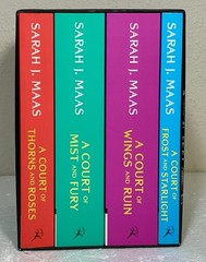 Sarah J Maas Court of Thorns and Roses Box Set 4 Books (1-4) Trade Paperback