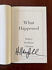 WHAT HAPPENED Hillary Rodham Clinton SIGNED 2017 1st Ed 1st Print wReceipt HCDJ