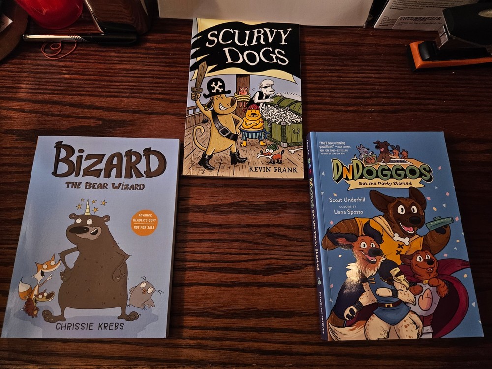 Mixed lot of 3 Dog Graphic Novels Youth