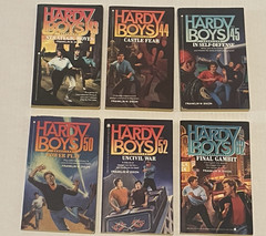 Lot of 6 Hardy Boys Casefiles Books #43 44 45 50 52 62 Final Gambit Franklin W.