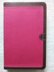NIV Thinline Bible Elegant 9.4-point Print Size Words of Christ in Red Leatherso