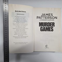 Murder Games by James Patterson Large Paperback Crime Suspense Mystery Thriller