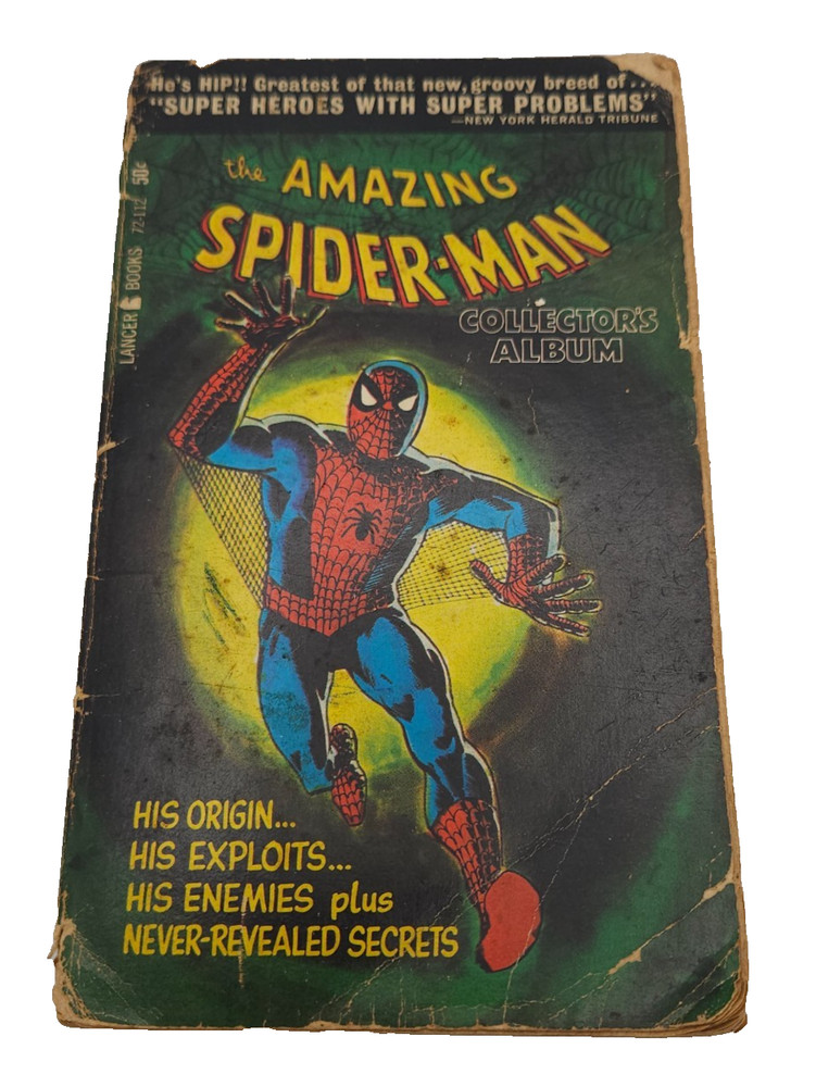 The Amazing Spider-Man Collector’s Album Paperback By Stan Lee Lancer 1966