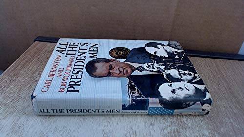 All the President’s Men – Hardcover By Carl Bernstein – ACCEPTABLE