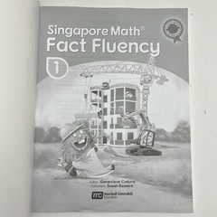Singapore Math Fact Fluency 1 from Marshall Cavendish Education Paperback