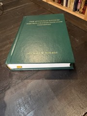 Apostolic Fathers : Greek Texts and English Translations HB Nice!
