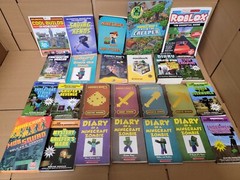 Lot of 6 Minecraft Guide Mojang Gamers Adventure Diary Chapter Book Random MIX